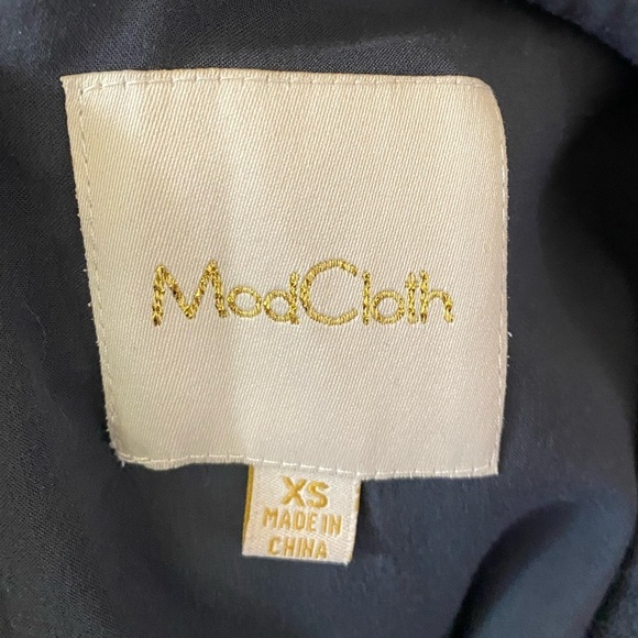 ModCloth Solar System Shift Dress Peter Pan Collar Sz XS - Picture 9 of 11